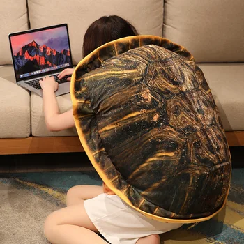 100 cm Simülasyon Giyilebilir Kaplumbağa Kabuğu Büyük peluş oyuncaklar Doldurulmuş Hayvanlar Kaplumbağa Dev Peluş Yumuşak Oyuncaklar noel hediyesi için Çocuk Bebek