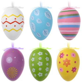 12 adet Paskalya Yumurtası Paskalya Sepeti Stuffers Dolgu Paskalya Hediye Renkli Paskalya Yumurtaları Paskalya Yumurtaları askı süsleri