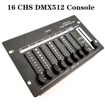 16CH Basit DMX denetleyici/ Mini 512 sahne ışık konsolu/ Kullanışlı dmx512 konsolu taşıması kolay