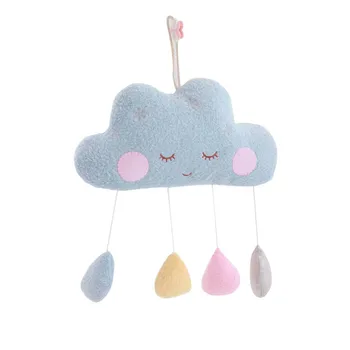 2019 yeni ay bulut yıldız yaratıcı yastık kız doğum günü hediyesi peluş oyuncak bebek toptan Bebek arabası dekorasyon INS BEBEK TARZI