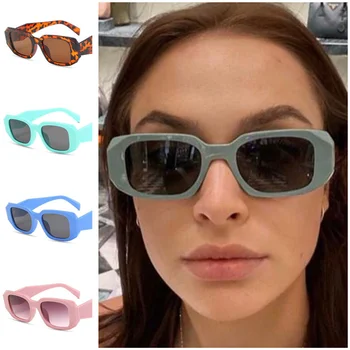 2021 Düzensiz Güneş Gözlüğü Kadın Kişilik Güneş Gözlükleri Anti-UV Gözlük Kenar Gözlük Kare Adumbral Gözlüğü A + + 