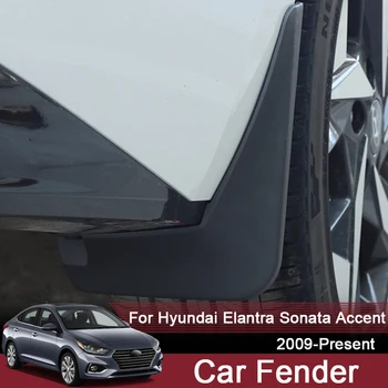 4 adet Hyundai Elantra İçin CN7 AD MD UD Sonata LF DN8 Accent HC 2009-Present Araba Çamurluklar Çamurluklar Çamurluk Splash Muhafızları Çamur Flaps