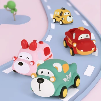 4 ADET oyuncak arabalar Bebek Boys İçin 1 Yaşında Yumuşak Oyuncak Arabalar Toddlers Çocuklar İçin Erken Öğrenme Eğitici Çocuk doğum günü hediyesi