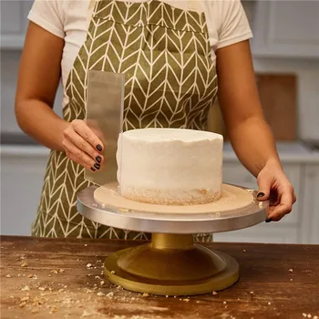 6 Adet Şeffaf Şeffaf Akrilik Kek Kazıyıcı Seti Dekorasyon Kontur Tarak Testere Dişi Kek Trim Pürüzsüz Aracı Pasta Kesici