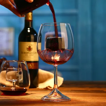 Amerikan Klasik cam kırmızı şarap şişesi Düz ayak Çeşme cam kırmızı şarap şişesi Cam Şarap Seti Hediye Kutusu şarap bardağı şampanya kadehi Kadeh Cam