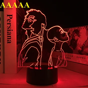 Anime Avatar Son Hava Bükücü 3D LED yatak odası için lamba Dekoratif Gece Lambası doğum günü hediyesi Akrilik LED Gece Lambası Dropshipping