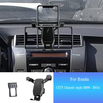 Araba cep telefonu tutacağı Honda City 2015-2019 için Greiz 2016-2017 Smartphone Dağı Styling Braketi GPS Standı Dönebilen Destek
