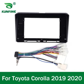Araba GPS Navigasyon Stereo Toyota Corolla 2019 2020 Radyo Fascias Paneli Çerçeve Fit 2Din 10 inç Dash ana ünite ekran
