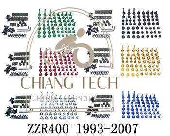 CNC Komple Fairing Cıvata Kaporta Vidalar Fındık Kiti Fit Kawasaki ZZR400 1993-2007 İçin