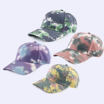 Degrade beyzbol şapkası Unisex Açık Spor Yürüyüş Güneş Koruma Hip Hop Ayarlanabilir Genç Öğrenci Doruğa Kapaklar Sokak Renk Şapka