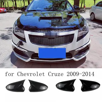 Dikiz aynası Kapağı için Chevrolet Cruze 2009-2014 Yan Kanat Dikiz Aynası Trim Kapakları ÖKÜZ Boynuz Araba Styling