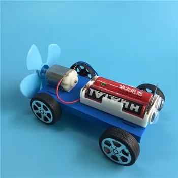 DIY Monte Oyuncak Aerodinamik Araba Malzeme Bilimi Modeli Bulmaca Aracı Araç Eğitim Oyuncak Çocuklar için Bilim Teknolojisi