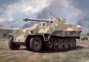 EJDERHA 6963 1/35 Sd.Kfz.251/22 Ausf.D w / 7.5 cm pak 40 Plastik Model Kitini Birleştirin