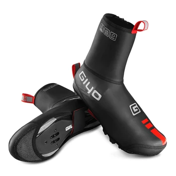 GIYO Spor Ayakkabı Kapağı Su Geçirmez Bisiklet Galoş Sıcak Rüzgar Geçirmez MTB Yol Bisikleti Ayakkabı Kapakları Kış Termal Koruyucu bot kılıfı