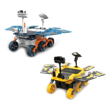 Güneş Rover Oyuncak DIY Montaj Oyuncak Robotik Oyuncak Rover Oyuncak Çocuklar İçin P31B
