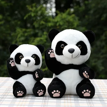 güzel peluş panda oyuncak karikatür merhaba panda bebek çocuk doğum günü hediyesi b2997