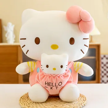 Hello Kitty Peluş Oyuncaklar Film Kt Kedi Bebek Yumuşak Dolması Sevimli Hello Kitty Çocuklar İçin Noel Hediyeleri Hayvanlar Oyuncaklar