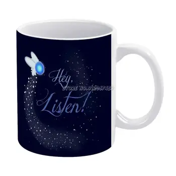 Hey Dinle! Kahve Kupalar Desen Kahve Kupa 330 ml Süt Su Bardağı Yaratıcı Babalar Günü Hediyeleri Bağlantı Efsanesi Efsanesi Peri Ru