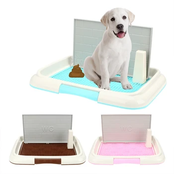 Köpek Tuvalet Lazımlık Köpek çöp tepsisi Ped Pet İşemek Eğitim Ayağı İle kolay Temizlenebilir Duvar Küçük Pet Yatak iç mekan ürünü