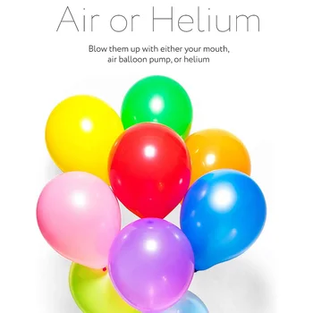 Lateks Balonlar 12 inç Beyaz Parti Balon için Kurdele ile Doğum Günü Düğün Yıldönümü Gelin duş dekorasyonu