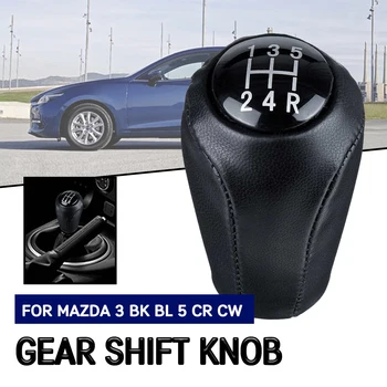Mazda 3 BK, 5 CR,6 GH Araba 5/6 Hız Vites Topuzu Mazda CX-7 Manuel Vites Kolu Shifter Gaitor