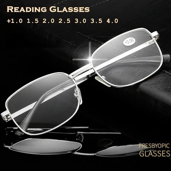 Moda Presbiyopik Gözlük Anti-scratch okuma gözlüğü Klasik Zarif Reçete Gözlük Diopters + 1.0 İla + 4.0
