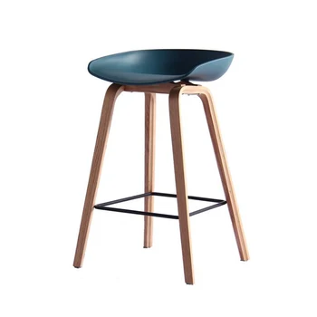 Modern Minimalist İskandinav bar sandalyesi Ev bar sandalyesi yüksek tabure Moda Yaratıcı Eğlence bar sandalyesi Amerikan bar sandalyesi