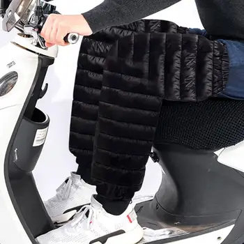 Motosiklet Kış İsıtıcı Diz Ve Bacak ped koruyucu Kalınlaşmış Rüzgar Geçirmez Pedleri Motosiklet Açık Kış Tayt Quad Scooter
