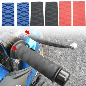 Motosiklet ısı Shrink sapları ısı büzüşmeli makaron Wrap boru DIY motosiklet sapları kaymaz su geçirmez ve yalıtım Shrink sapları