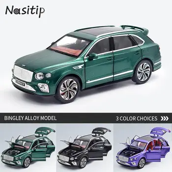 NASITIP 1: 24 Alaşım Araba Modeli İçin Uyumlu Bentley Bentayga Simülasyon Geri Çekin Araba Süsler Erkek Hediyeler İçin