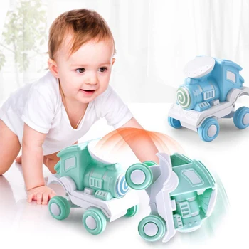 Oyuncak Araba Küçük Tren Ön çocuk Oyuncak Tren Dört tekerlekli Oyuncaklar Çocuklar için 2 İla 4 Yaşında çocuk doğum günü hediyesi 2023