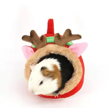 Pet Mini Pamuk Yuva Sevimli Hayvan Şekli Kış Sıcak Yatak Ev Evcil Hayvan Aksesuarları Hamster Tavşan Kobay
