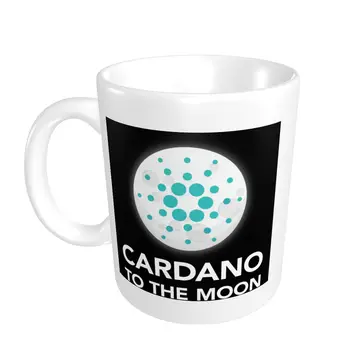 Promosyon Vintage Cardano MoonCoin Sikke Cryptocurrency Kupalar Komik Yenilik Xrp BARDAK Baskı kahve fincanları