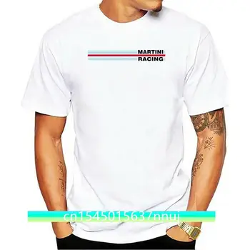 Retro Martini Racinger Klasik Le Mans Vintage Erkek Bayan noel hediyesi T-Shirt Moda T Shirt Yaz Düz %100 % Pamuk