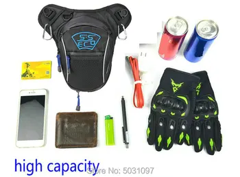 SSPEC Motosiklet bacak çantası Su Geçirmez Motosiklet Çantaları Açık Rahat Bel Çantası Motosiklet fanny paketi Moto Çantası