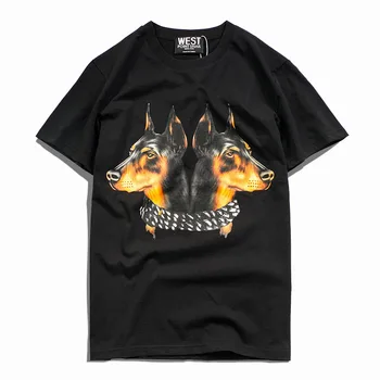 Yeni 2019 Erkekler Yenilik Hound Köpek Klasik T Shirt T-Shirt Hip Hop Kaykay Sokak Pamuklu T-Shirt Tee Üst Kenye # 050