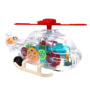 Çocuklar Uçak Oyuncak Şeffaf Dişli Helikopter Sürüş Uçak Modeli Simülasyon Uçak Oyuncak Erkek Çocuk Oyuncakları Çocuk Doğum Günü Hediyeleri