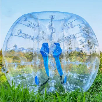 Ücretsiz Kargo Hava Kabarcığı futbol topu Şişme Futbol Tampon İnsan Hamster Topu 1m Çocuklar ve Gençler İçin