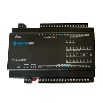 24DI dijital giriş 8AI analog toplama Ethernet IO modülü RS485 232 PLC genişleme