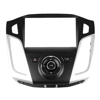 9 İnç 2 Din Araba Dashboard Çerçeve Radyo Video Ön Panel MP5 Oynatıcı DVD Adaptör Paneli Ford Focus 3 için 2011-2019
