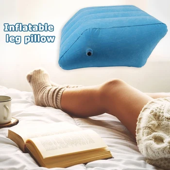 Diz Yatak Kama uyku yastığı Footrest Yastık Şişme Taşınabilir Seyahat Ev Ofis Ayak Bacak Yastık Minder