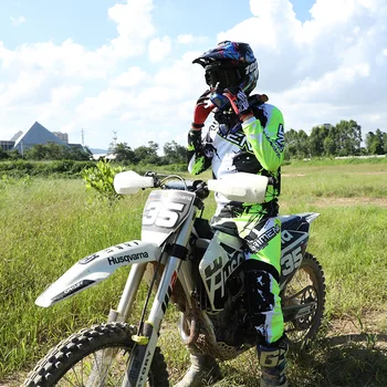 Motokros dişli seti Forması Pantolon Erkek Kitleri dağ bisikleti Moto Seti Flexair 2022 yeni Motosiklet Moto Seti gömlek UTV Yetişkin esneklik