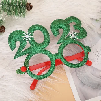 Noel Dekorasyon Gözlük Kadın Erkek Çocuklar için Noel Baba Kardan Adam Ağacı Boynuzları parti gözlüğü Merry Christmas Yeni Yıl Hediye