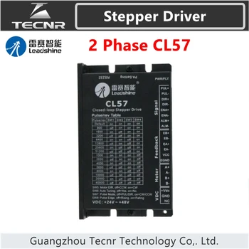 Orijinal Leadshine 2 fazlı CL57 CL57C step sürücü 24-50VDC için nema23 57CME23 kapalı devre step motor